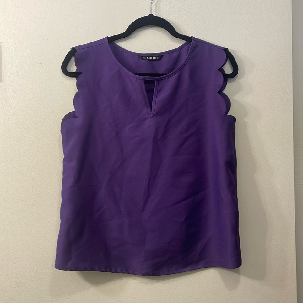 Dark purple blouse
